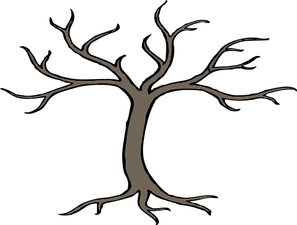 simple bare tree clipart