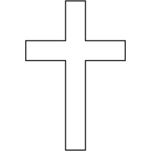Simple Black Cross Clipart . - Free Clip Art Cross