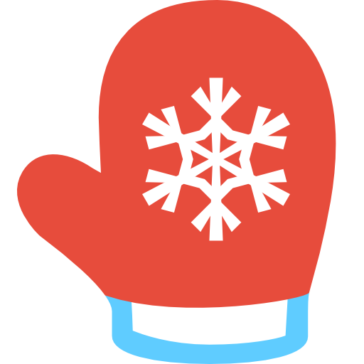 Simple Christmas Mitten Icon Png Clipart Image Iconbug Com