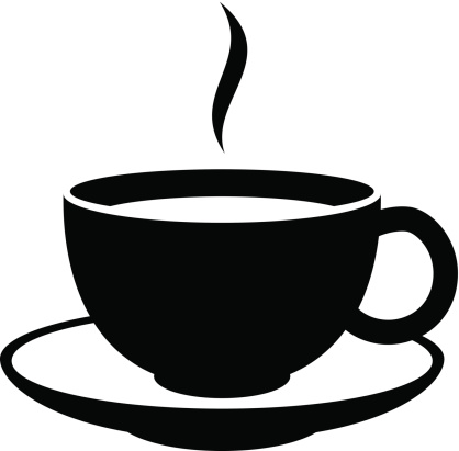 Simple coffee or tea cup icon.