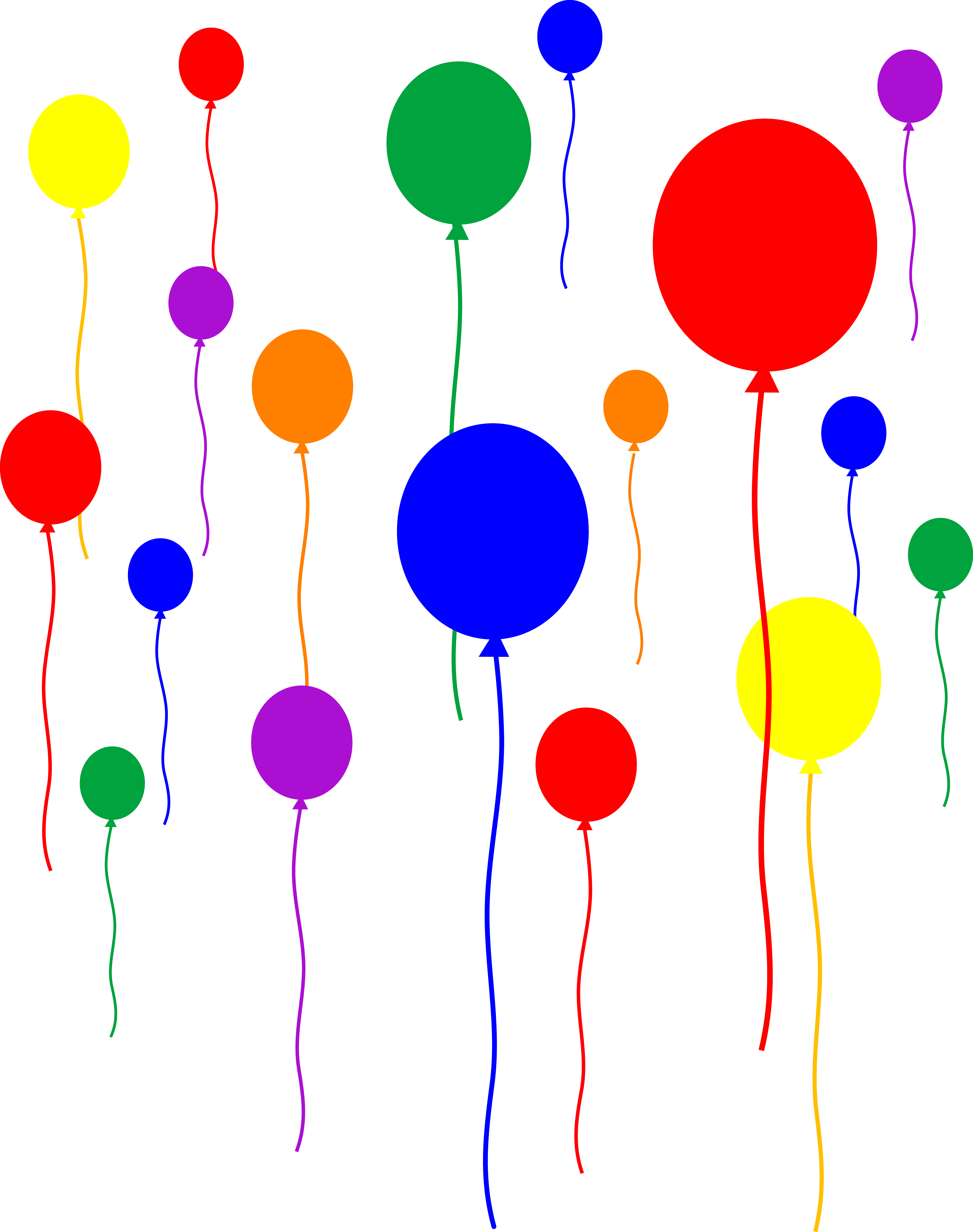 Simple Colorful Birthday .