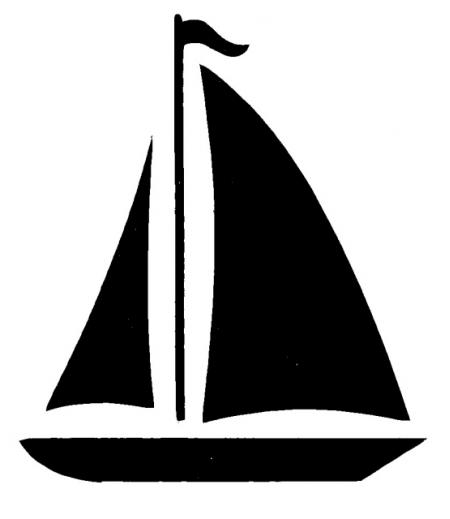 Simple Sailboat Outline The S - Sailboat Clip Art