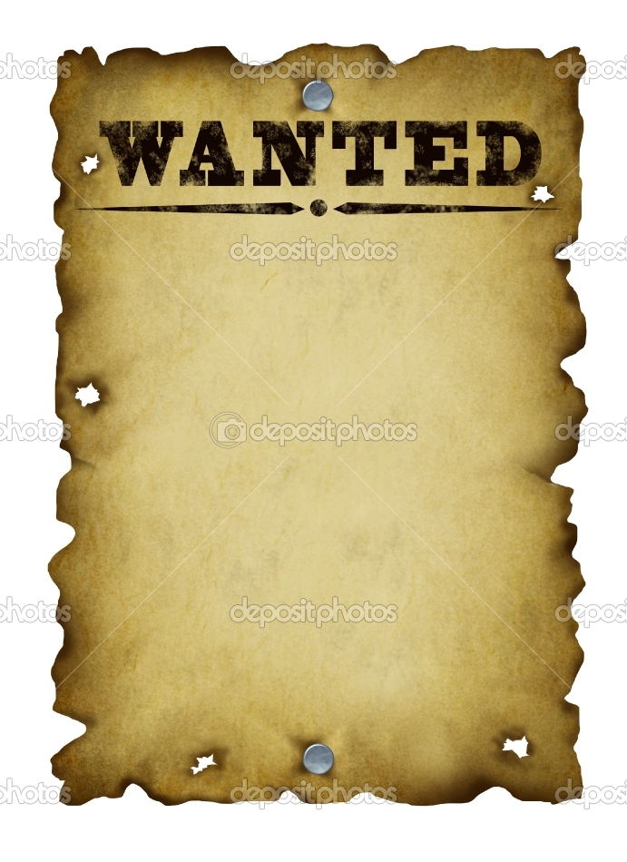 Simple Wanted Poster Clipart - Wanted Clipart