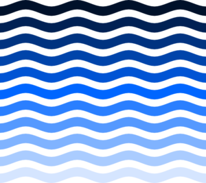 Blue Water Wave Vector Illust