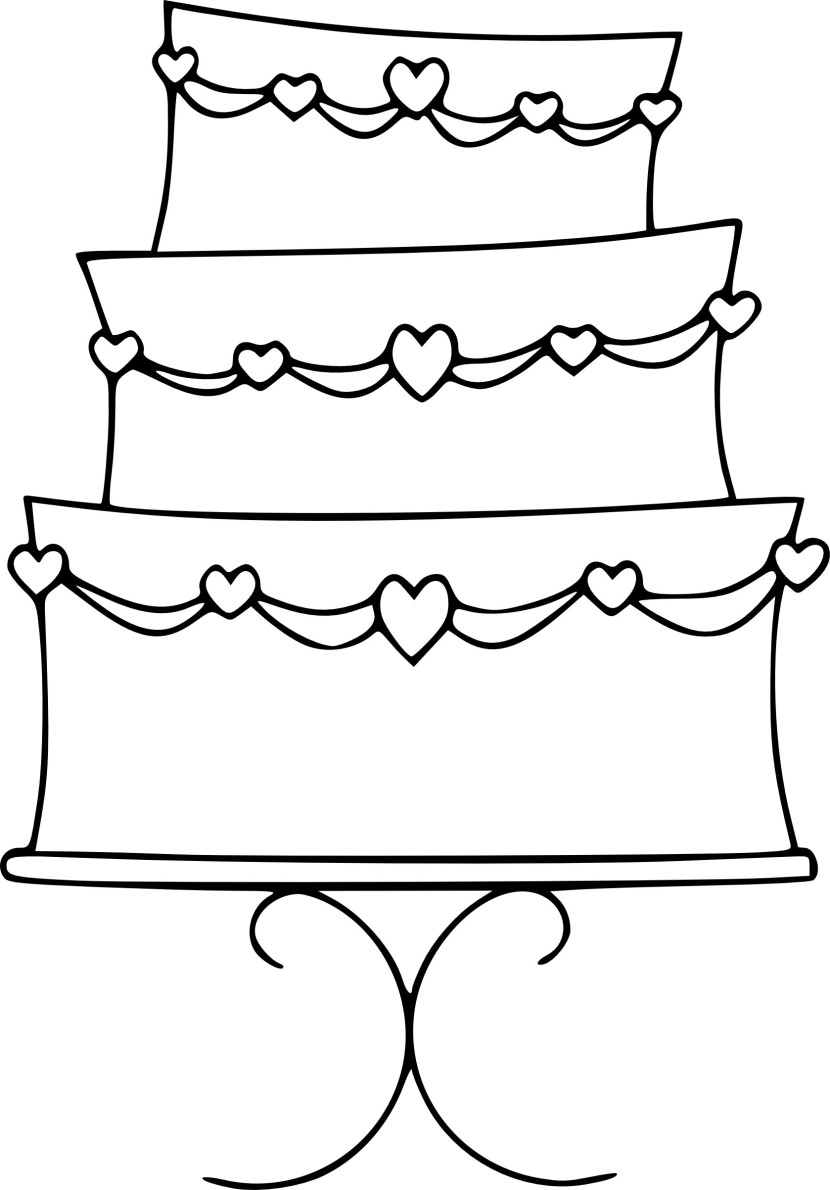 Simple Wedding Cake Clip Artwedding Gallery Wedding Gallery