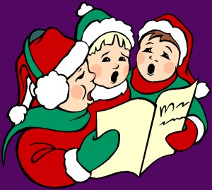 ... Christmas Carol Clip Art 