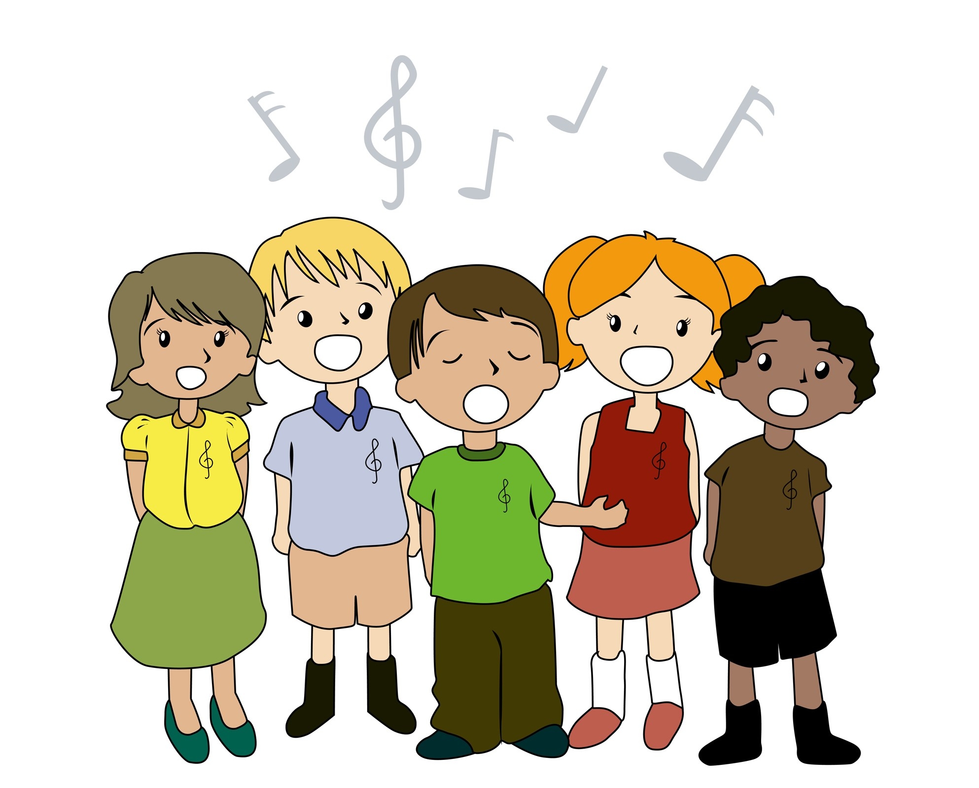 Best Children Singing Clipart #19590 - Clipartion in Kids Singing Clipart  7466
