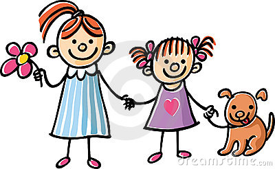 Two Sisters Clipart Two Siste
