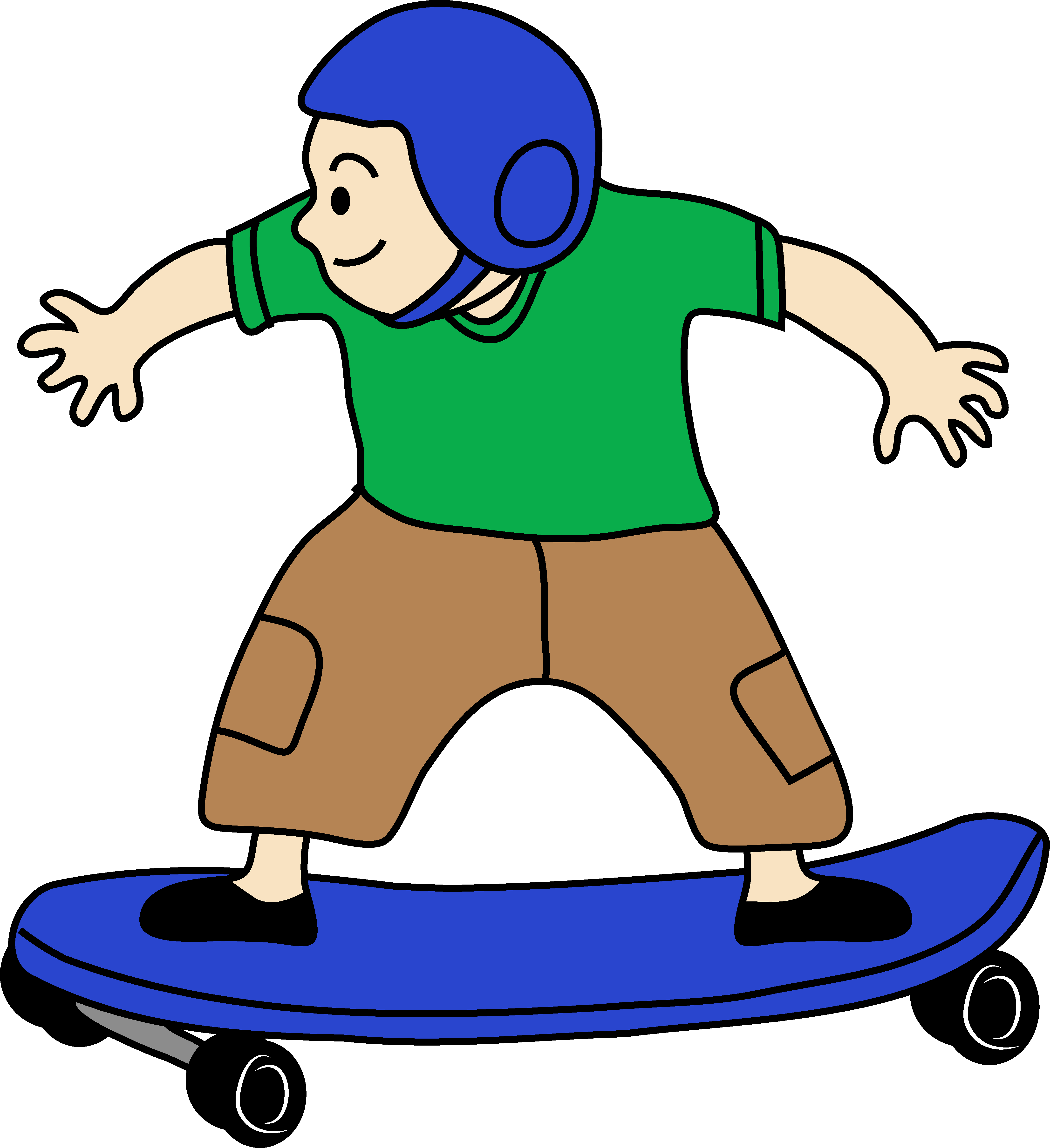 Skateboard Clip Art Free - Skate Clipart