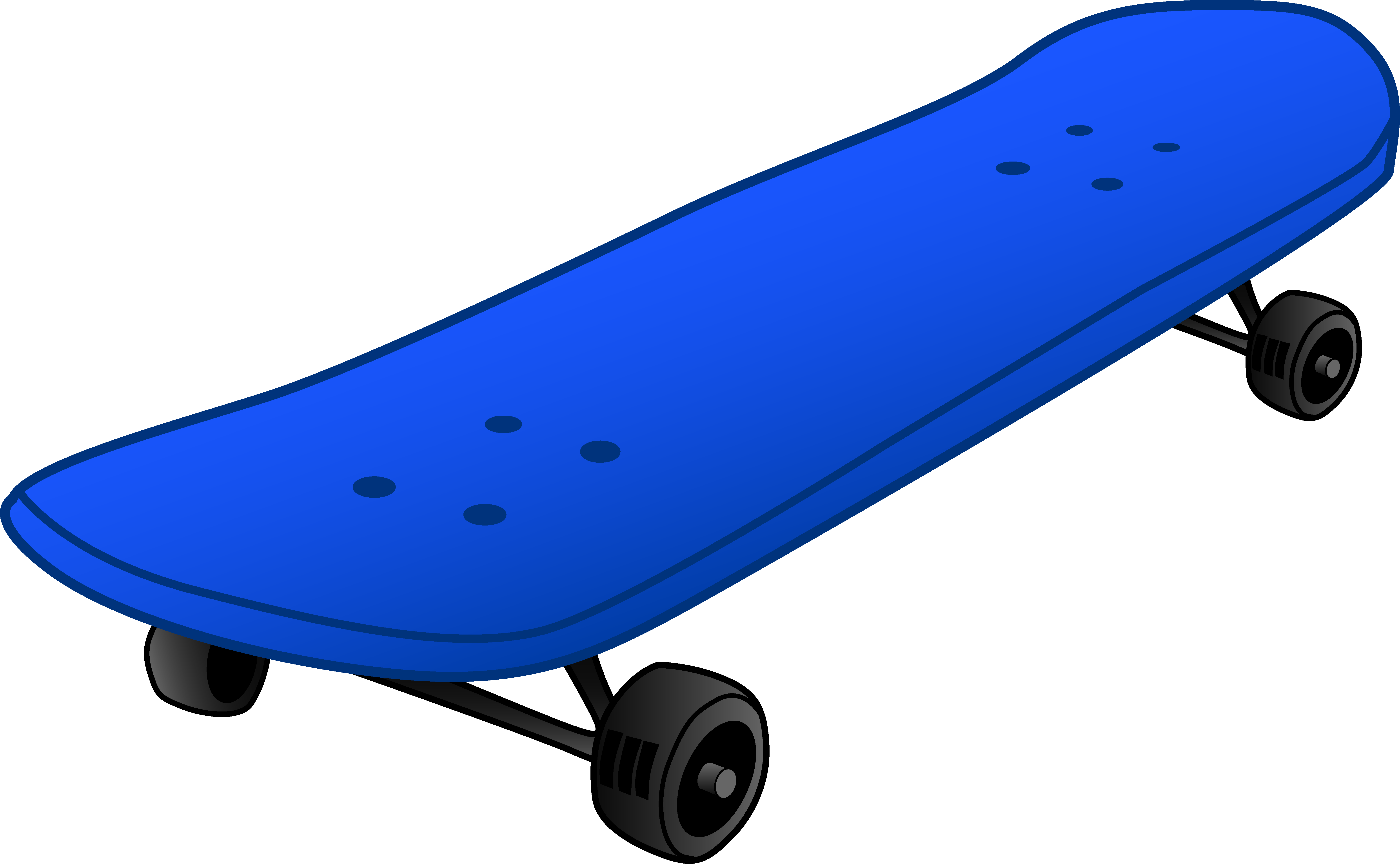 Skateboard clipart 2