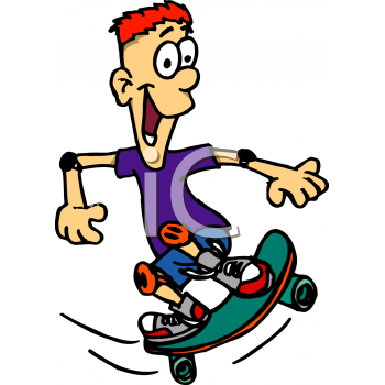 Skateboarding Clip Art