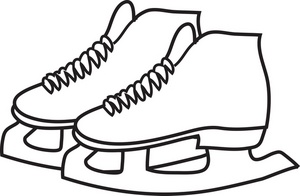 Skates Clip Art - Ice Skate Clipart