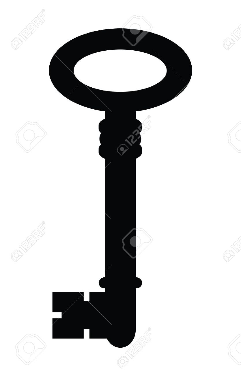 Skeleton key clipart free - .