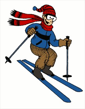 Skier Clipart .