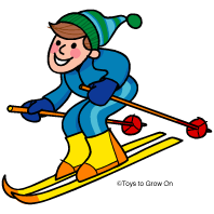 Skiing Clip Art