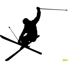 Skiing cliparts. Clipart Skier