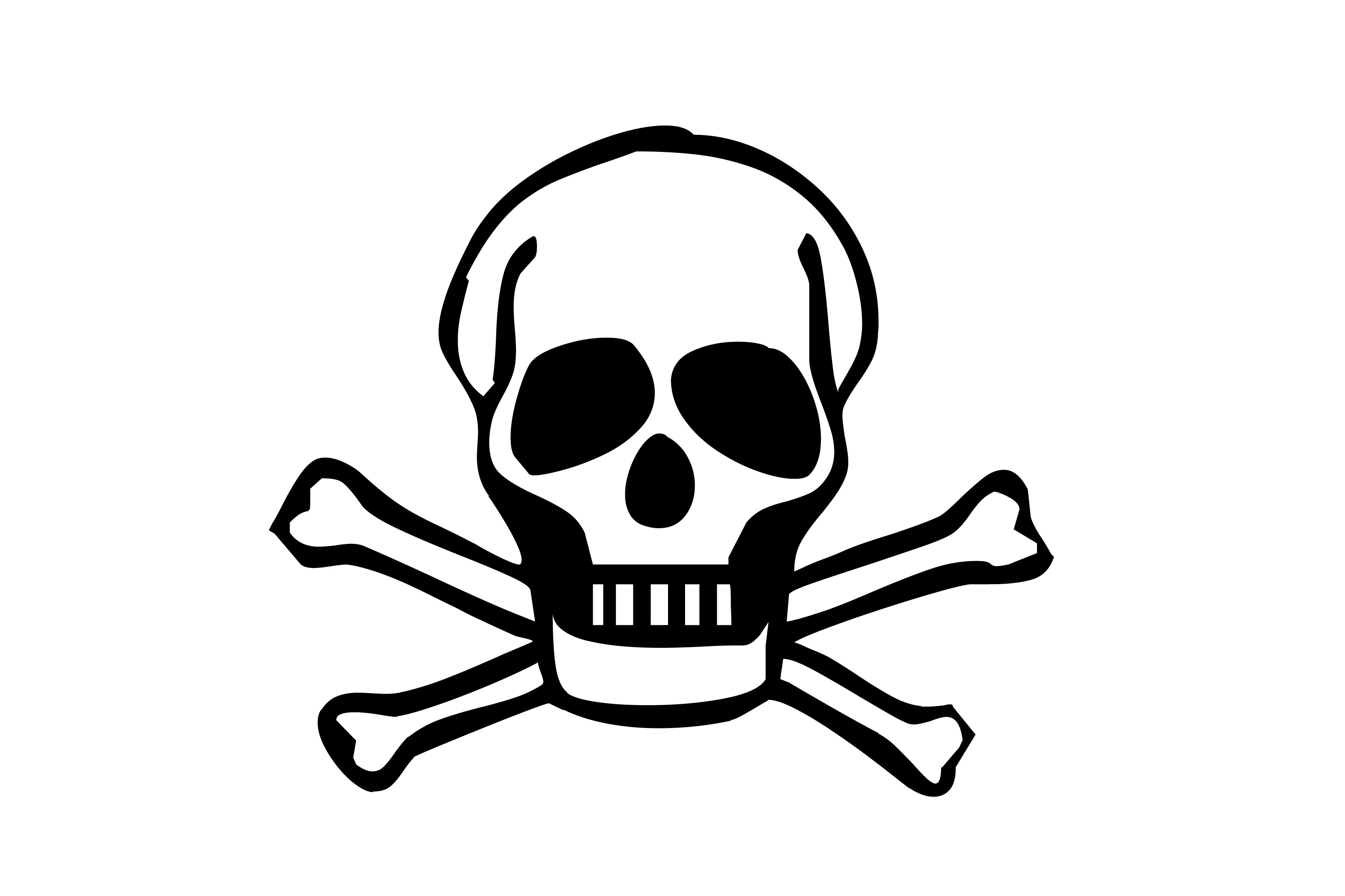 Skull And Crossbones Clip Art