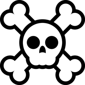 Skull And Crossbones Clipart - Skull And Crossbones Clipart