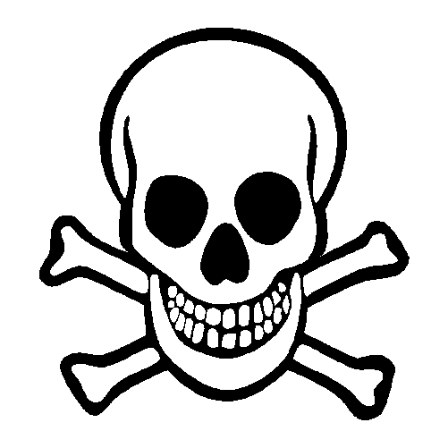 Clipart Vector Of Skull And C