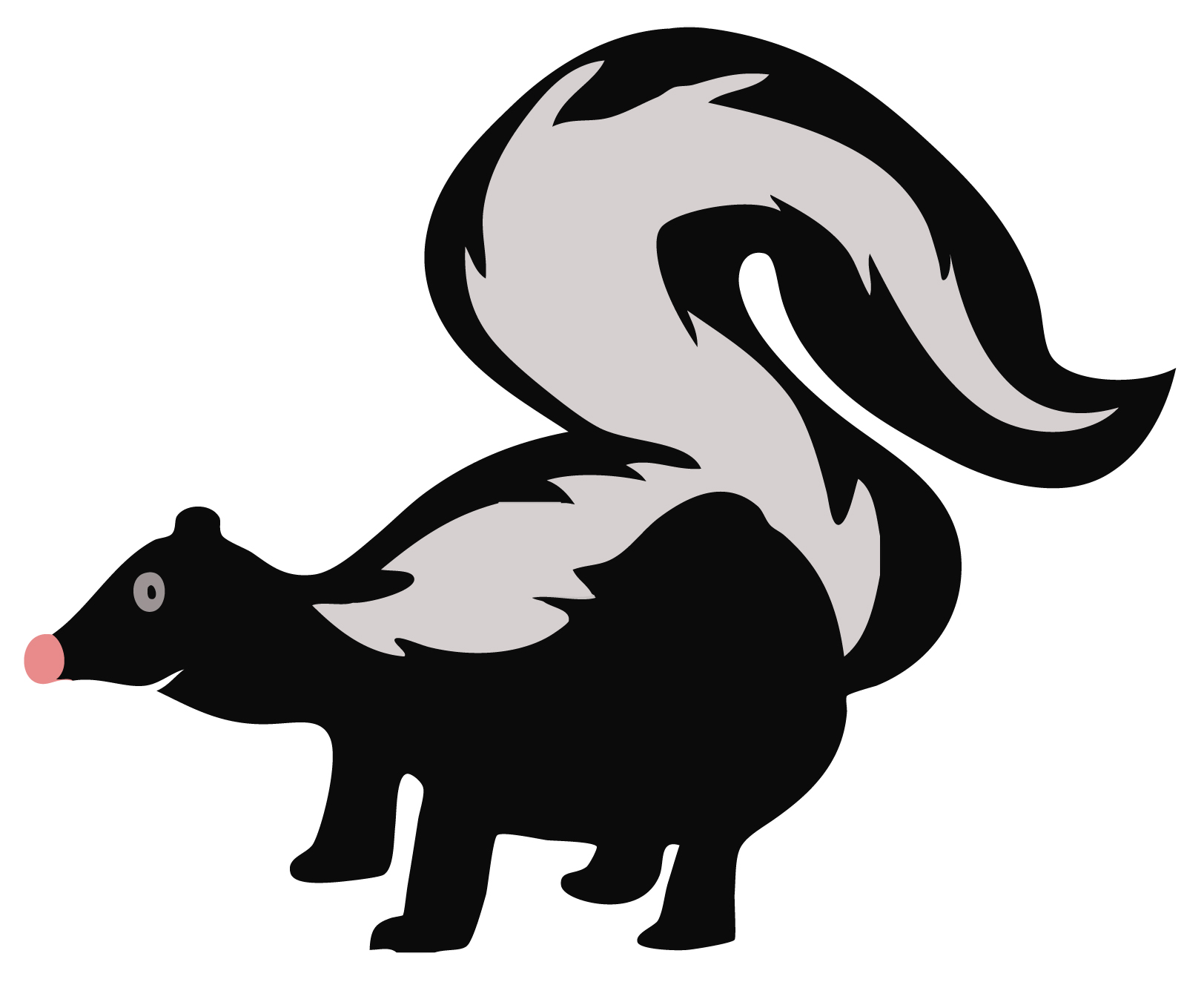 Skunk Clip Art - Skunk Clipart
