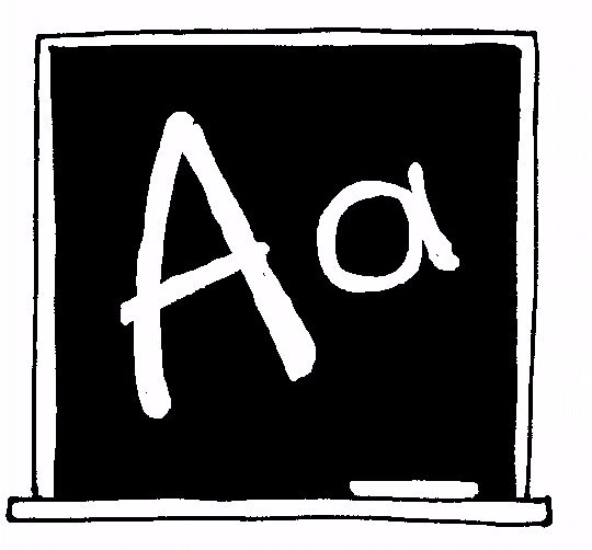 Pink Letter A Clipart #1