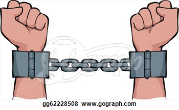 Slavery Chains Clipart Hands .