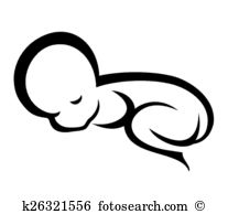 sleeping baby symbol - Newborn Baby Clipart