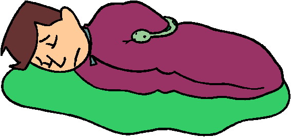 Sleeping clip art - Person Sleeping Clip Art