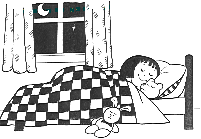 Sleeping clip art. Sleeping In Bed Clipart1 Bmp