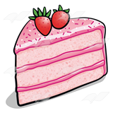 Slice of Cake Clip Art