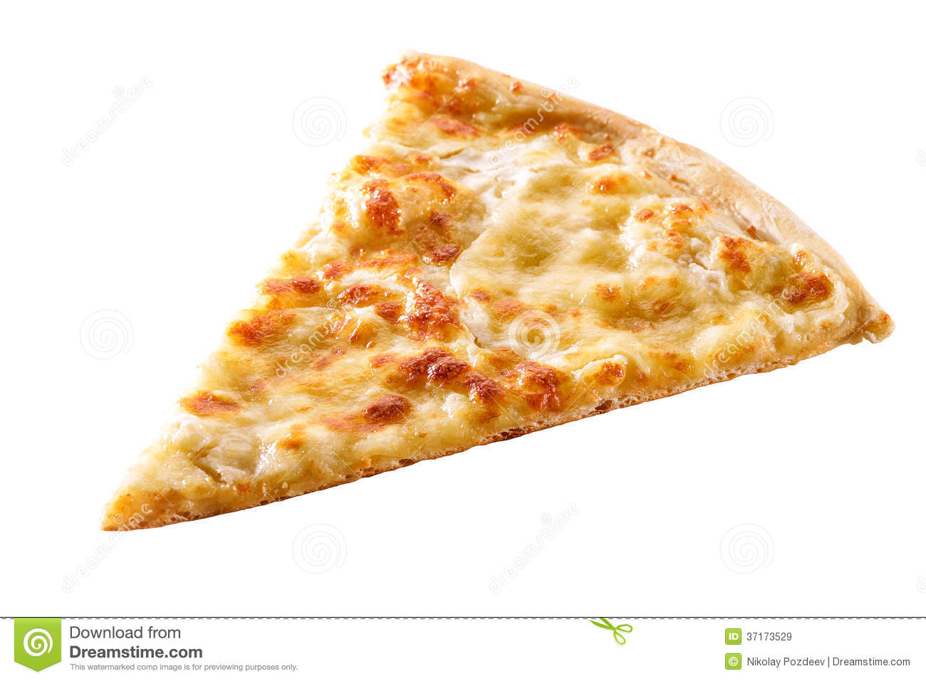 Cheese Pizza Clip Art Image -