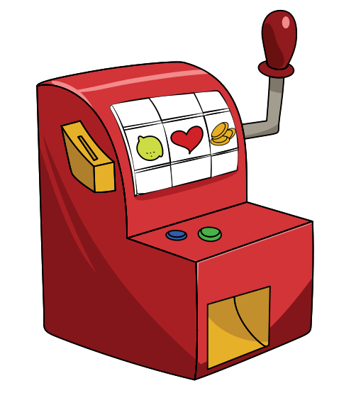 Cartoon Slot Machine Clipart 