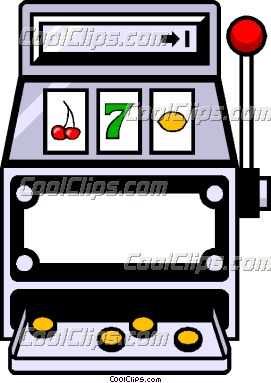 Slot machine clip art ClipartFest