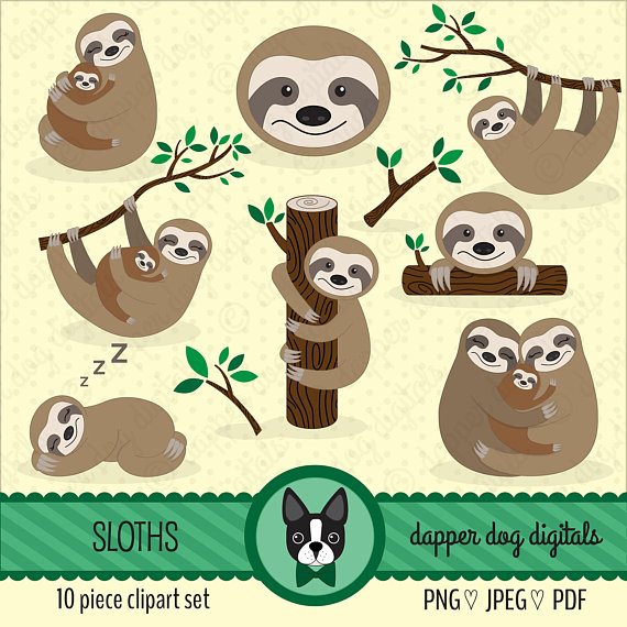 Sloth Clipart-hdclipartall.co - Sloth Clipart