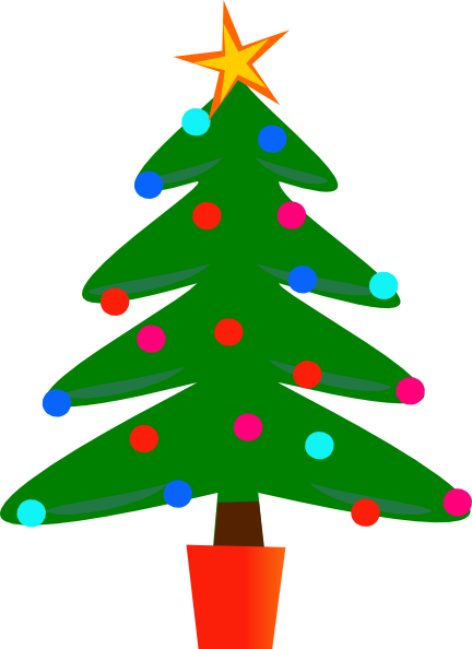 Small Christmas Tree Clip Art
