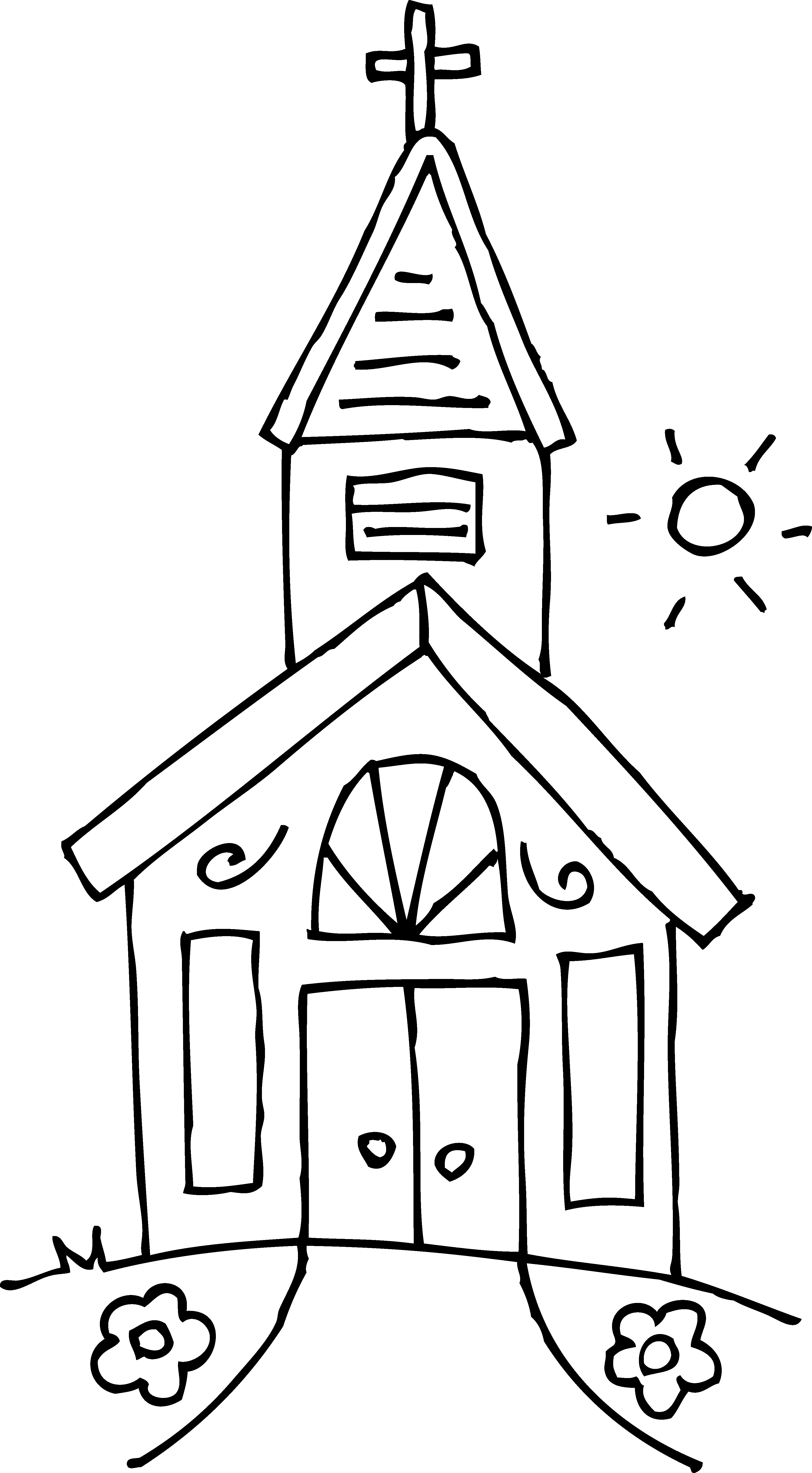 Church icon clip art dromggo 