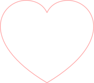 Small Heart Outline Clipart #1