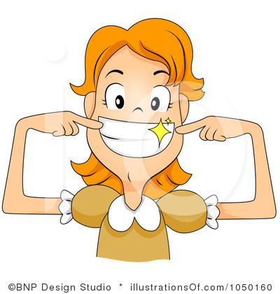 toothy smile clipart
