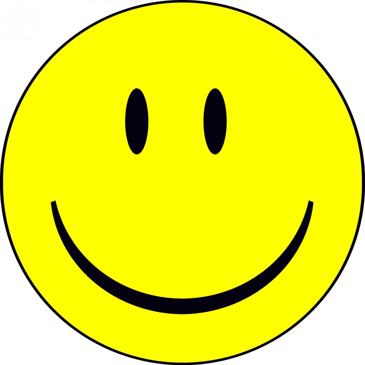 smiley face star clipart blac