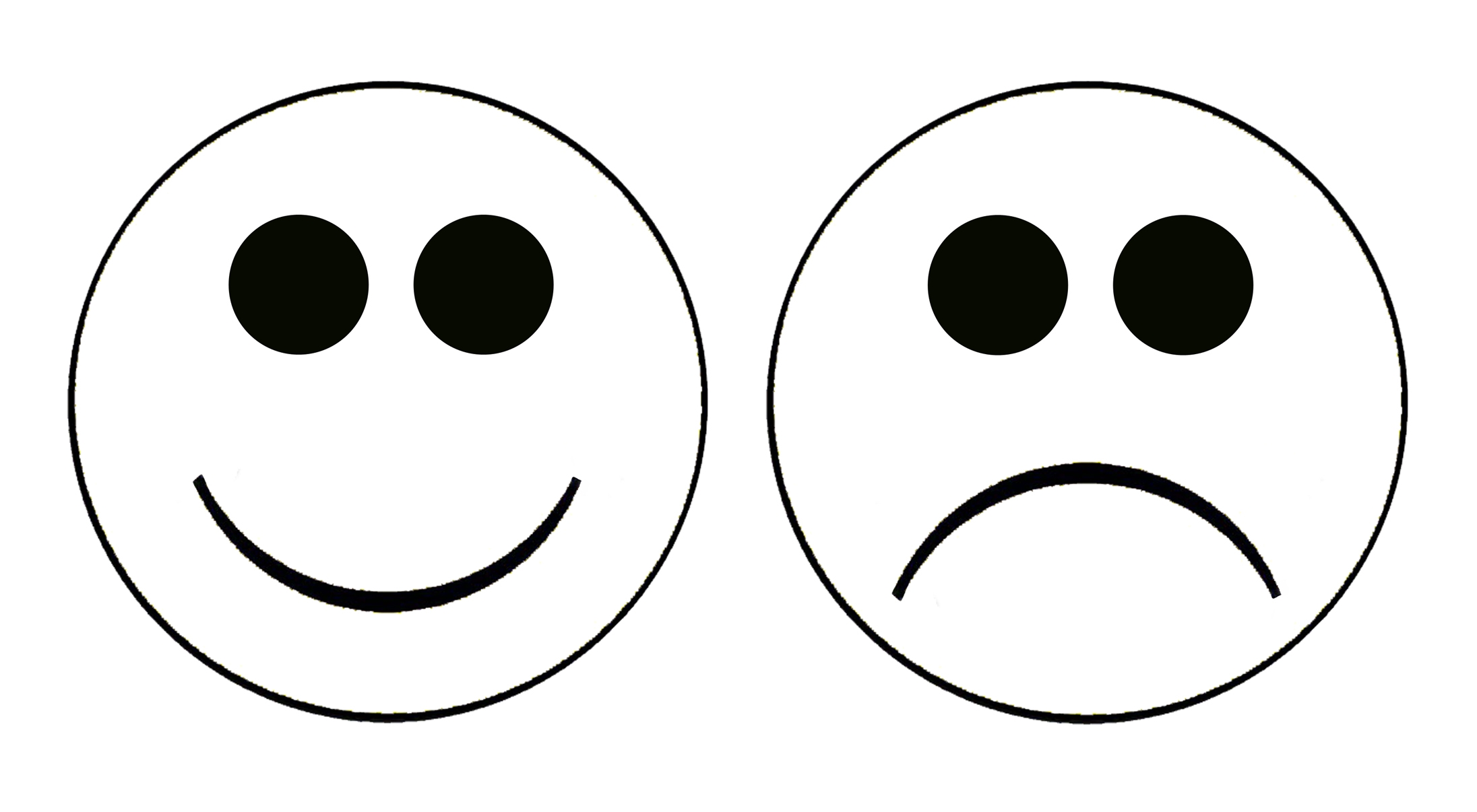 Smiley Face Clipart Black And White