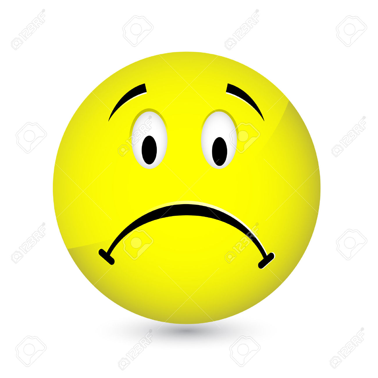 Smiley Stock Vector - 8055919 - Clipart Sad Face