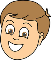 Smiling Boy Face Size: 88 Kb - Clipart Faces