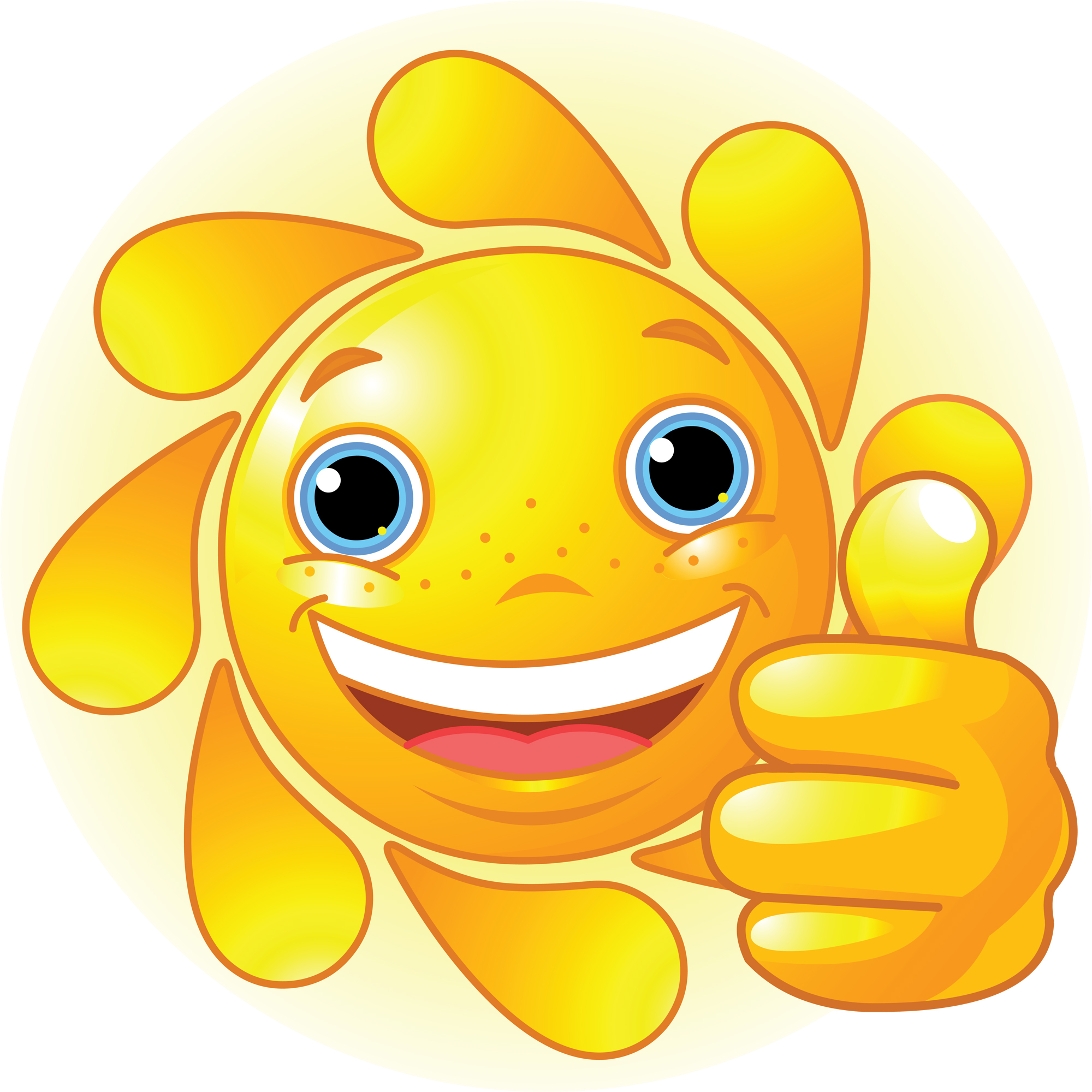 Smiling Sun Clip Art | Clipar - Sunshine Clipart Free
