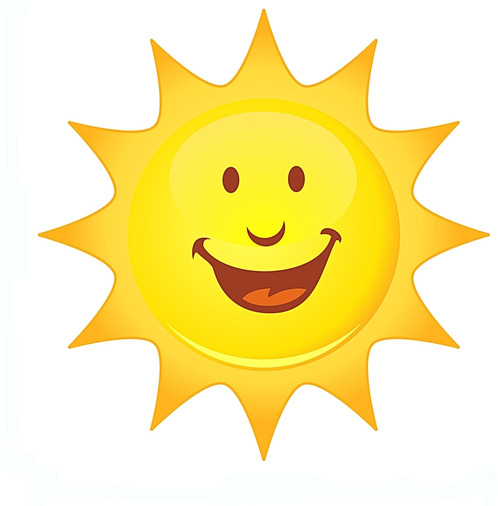 Smiling Sun Free Images At Cl - Smiling Sun Clipart