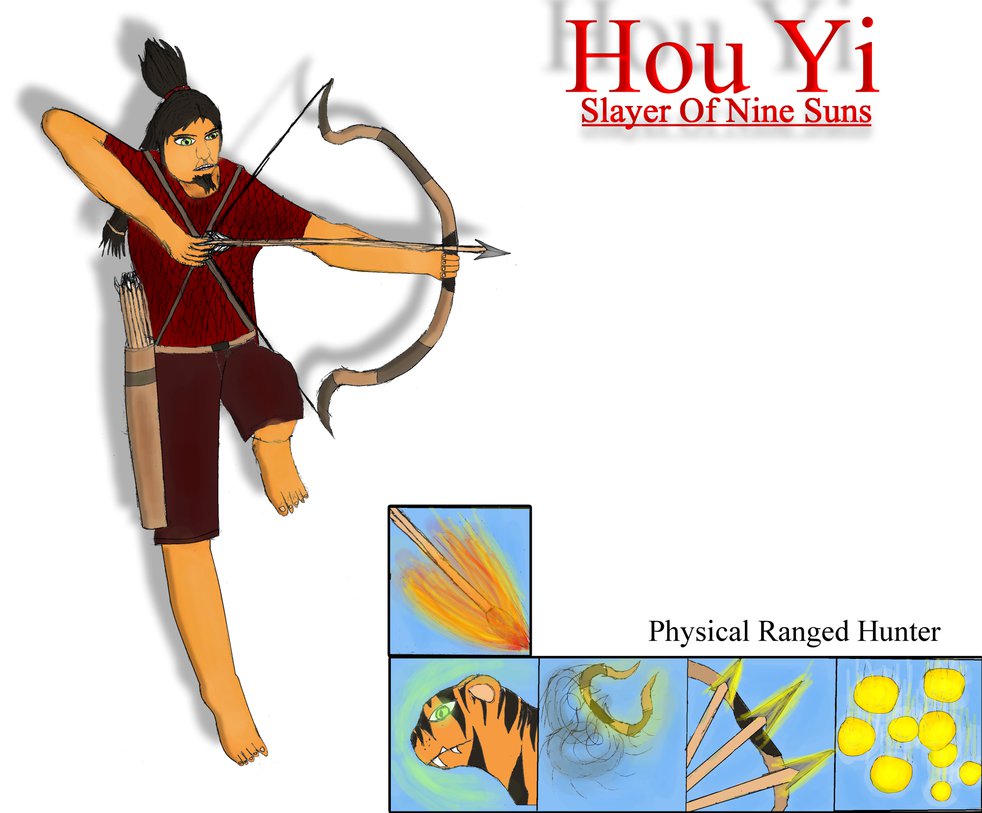 Smite Datamined God - Hou Yi by DaveSpectre122 ClipartLook.com 