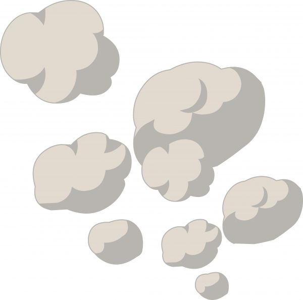 Gray Cloud Clip Art