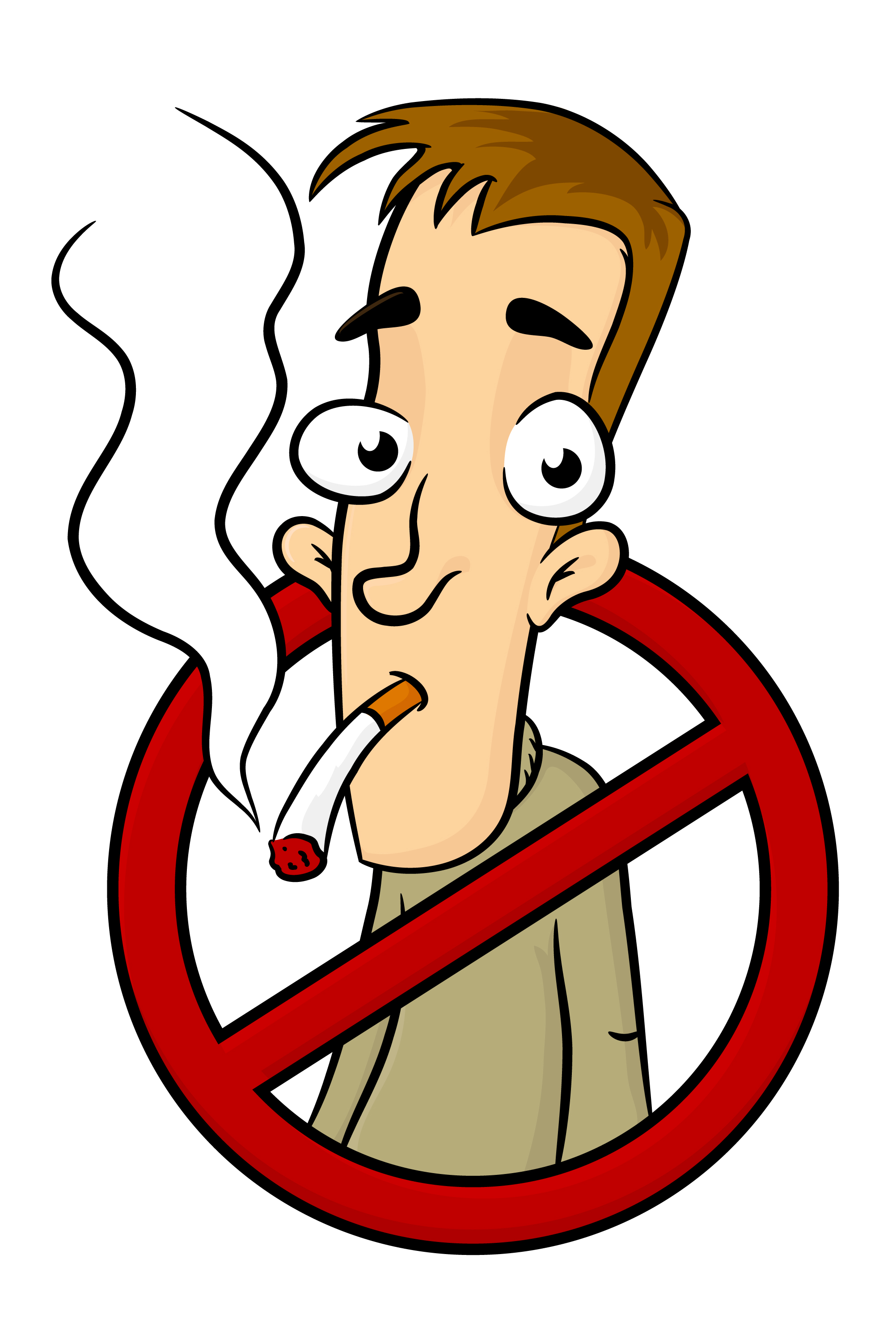 Bad Smoking Clipart #1