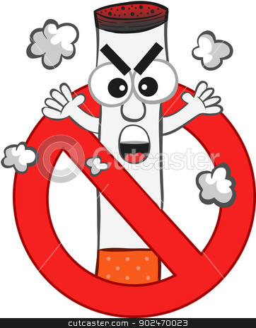 No Smoking Cigarette Clipart #1