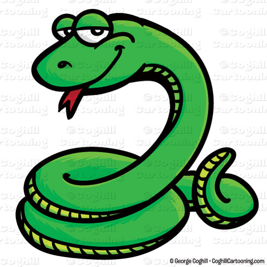 Snake cartoon character clip  - Snake Clipart