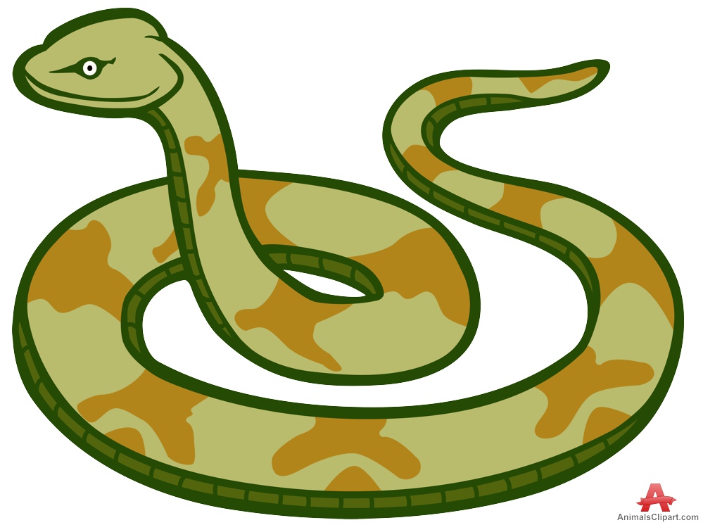 5 rattle snake clip art